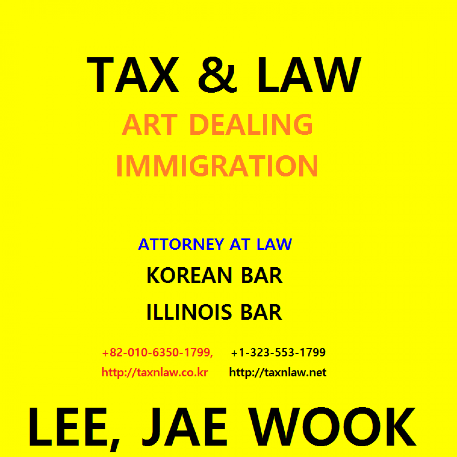 Tax & Law, Jae Wook Lee Legal Services | Seocho-gu, Seoul