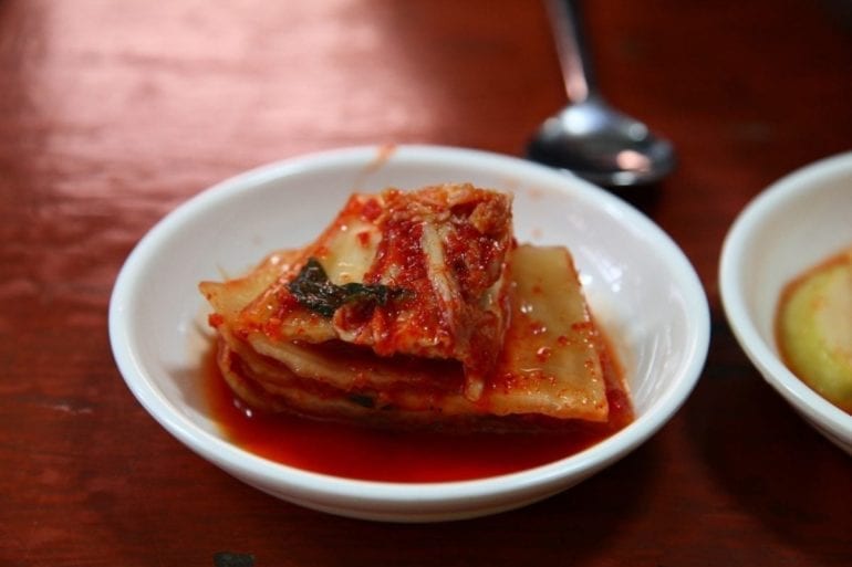 different kinds of kimchi