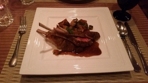 Le Panier Bleu, lamb chops, Seoul, French food