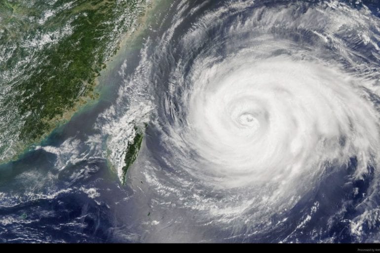 typhoon storm rain hurricane korea