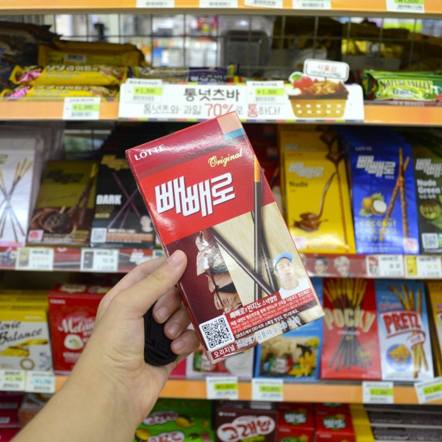 korean convenience stores pepero