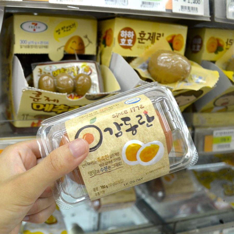 Korean Convenience Stores baked eggs