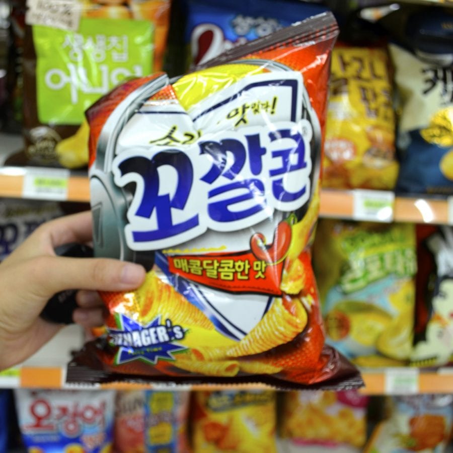 korean convenience stores corn chips