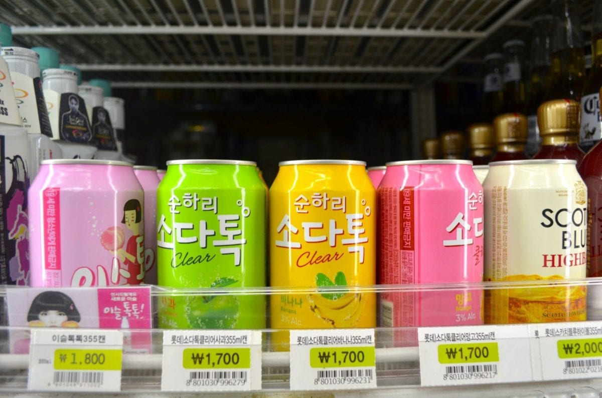 korean convenience stores soda tok