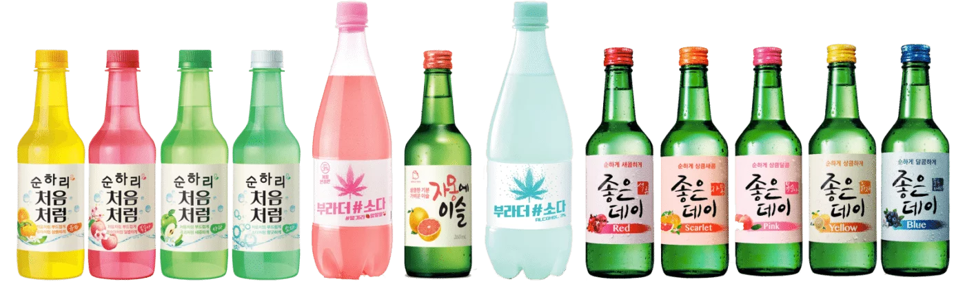 new flavors of soju
