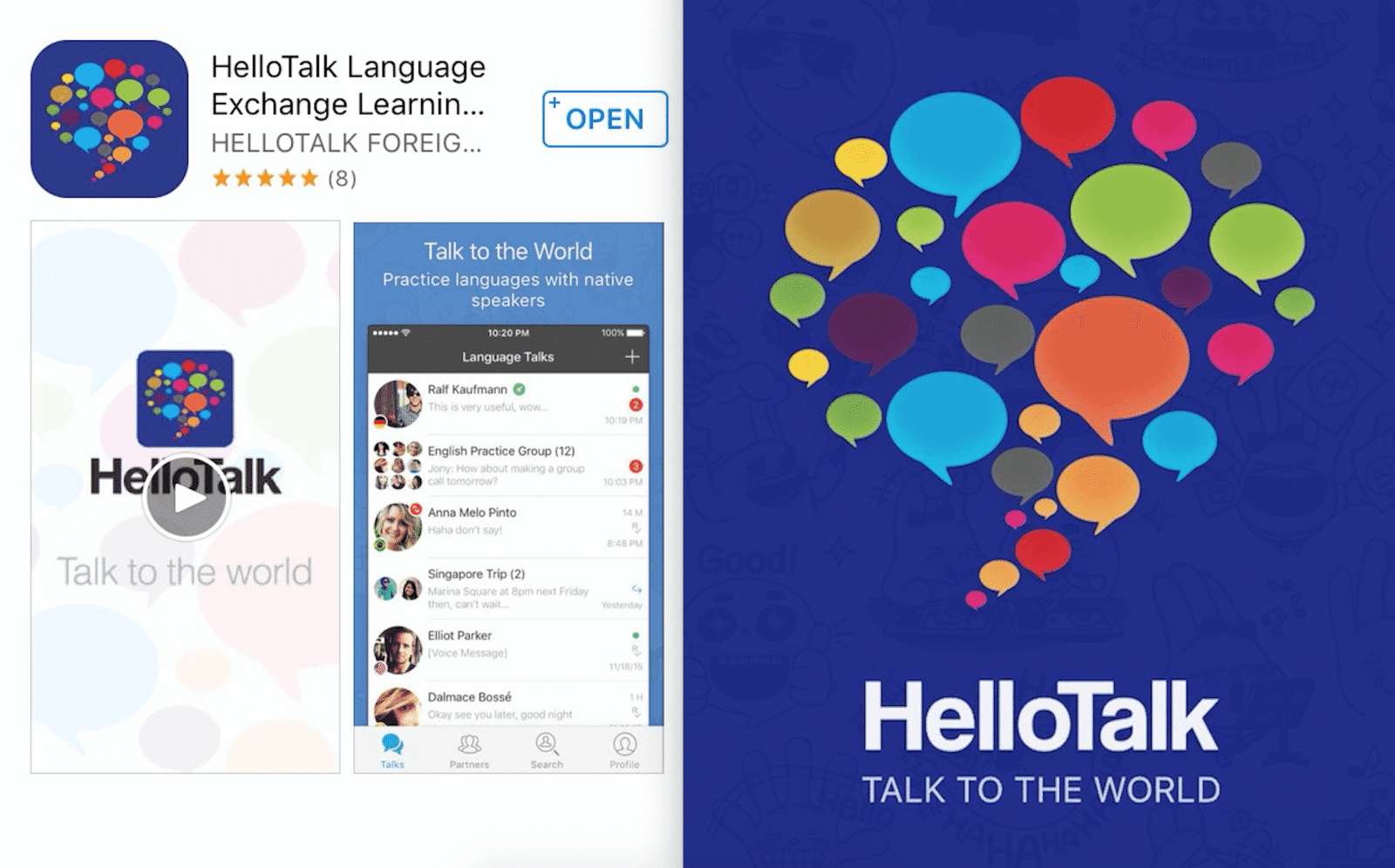 korean learning app hello talk