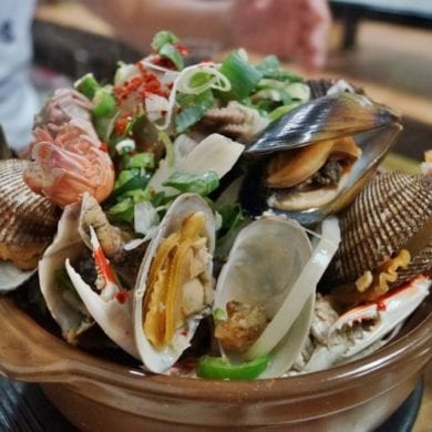 food in jeju Haemul Dukbaegi