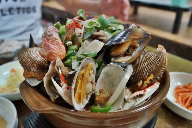 food in jeju Haemul Dukbaegi