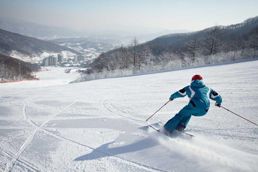konjiam ski resort snowboard winter