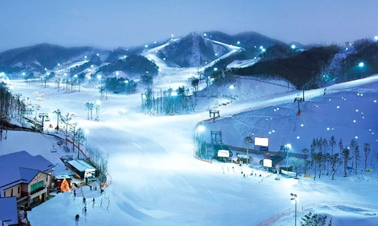 station de ski coréenne