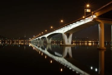 Things To Do At Night In Seoul bridge