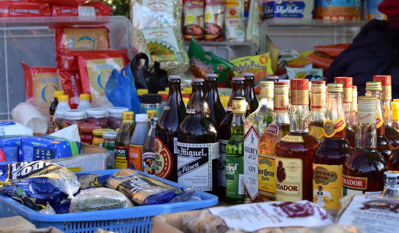 filipino market in seoul beer booze