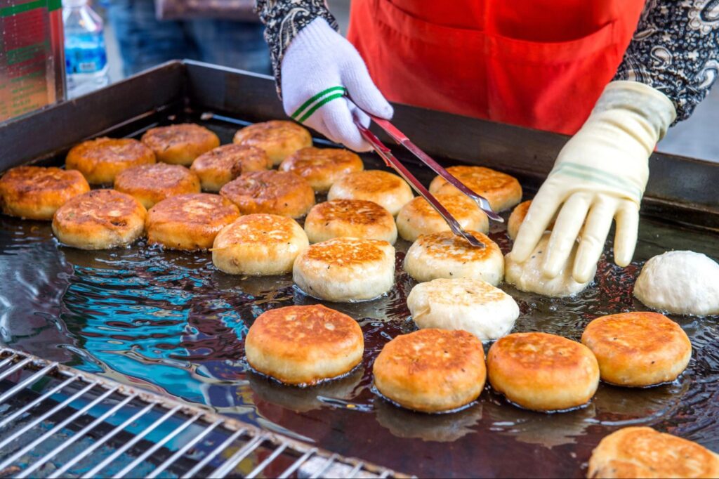 Hotteok dessert korean street 