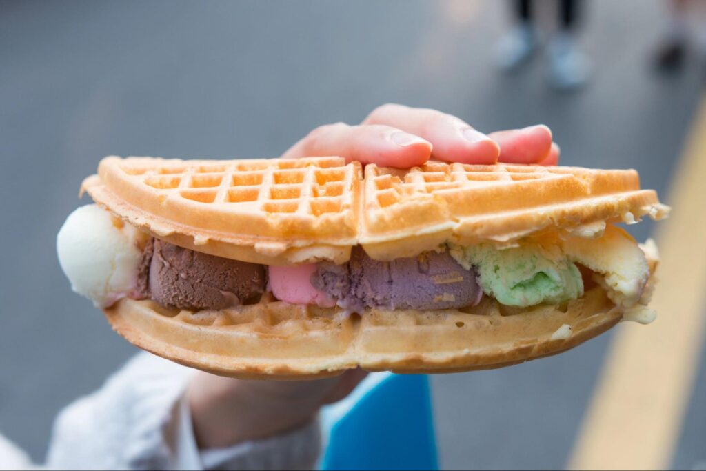 Korean street food desserts 