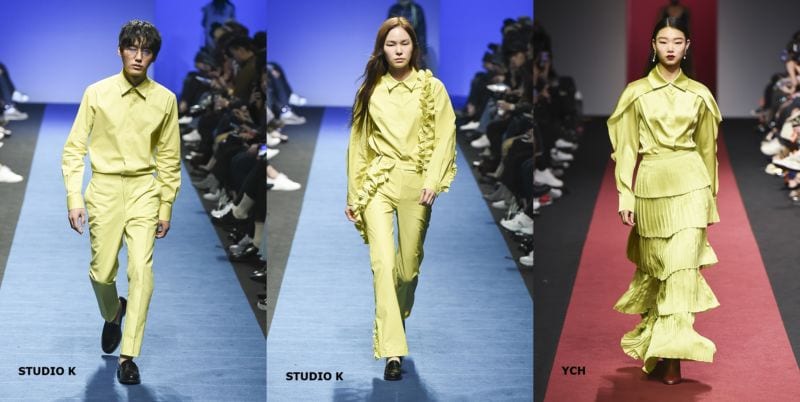 hottest fashion trends from seoul fashion week lime
