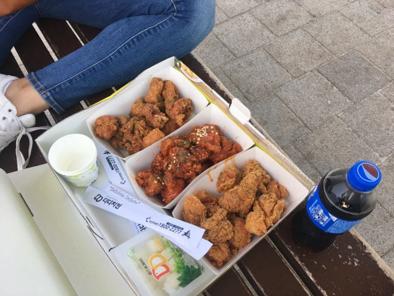 unforgettable day at han river Chicken at Hangang