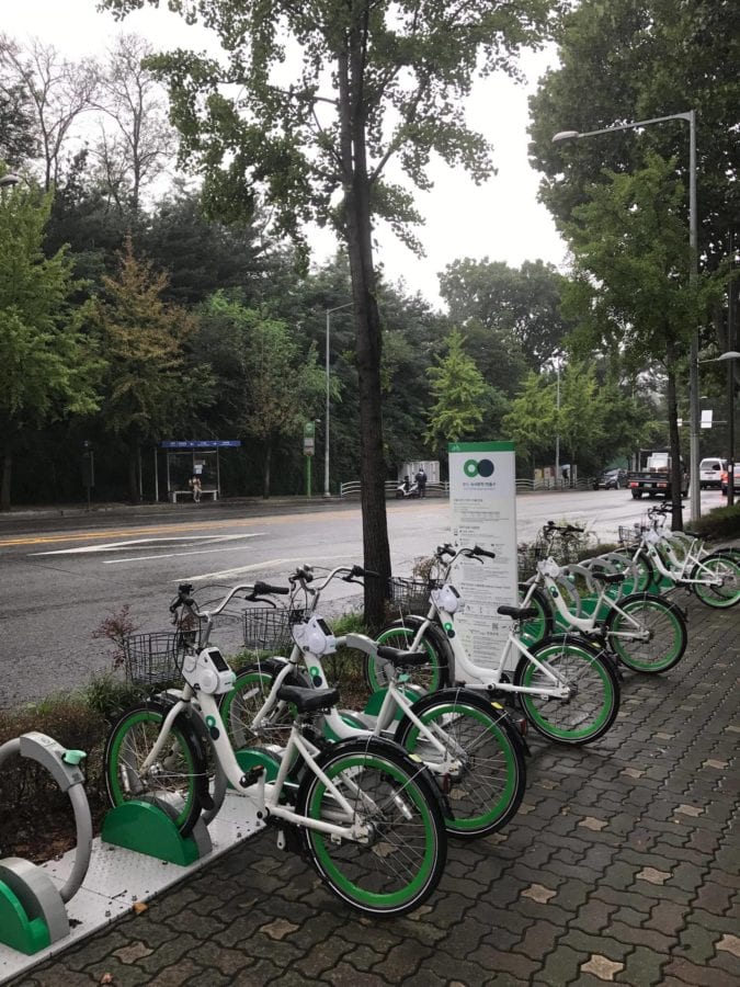 seoul bike rental station
