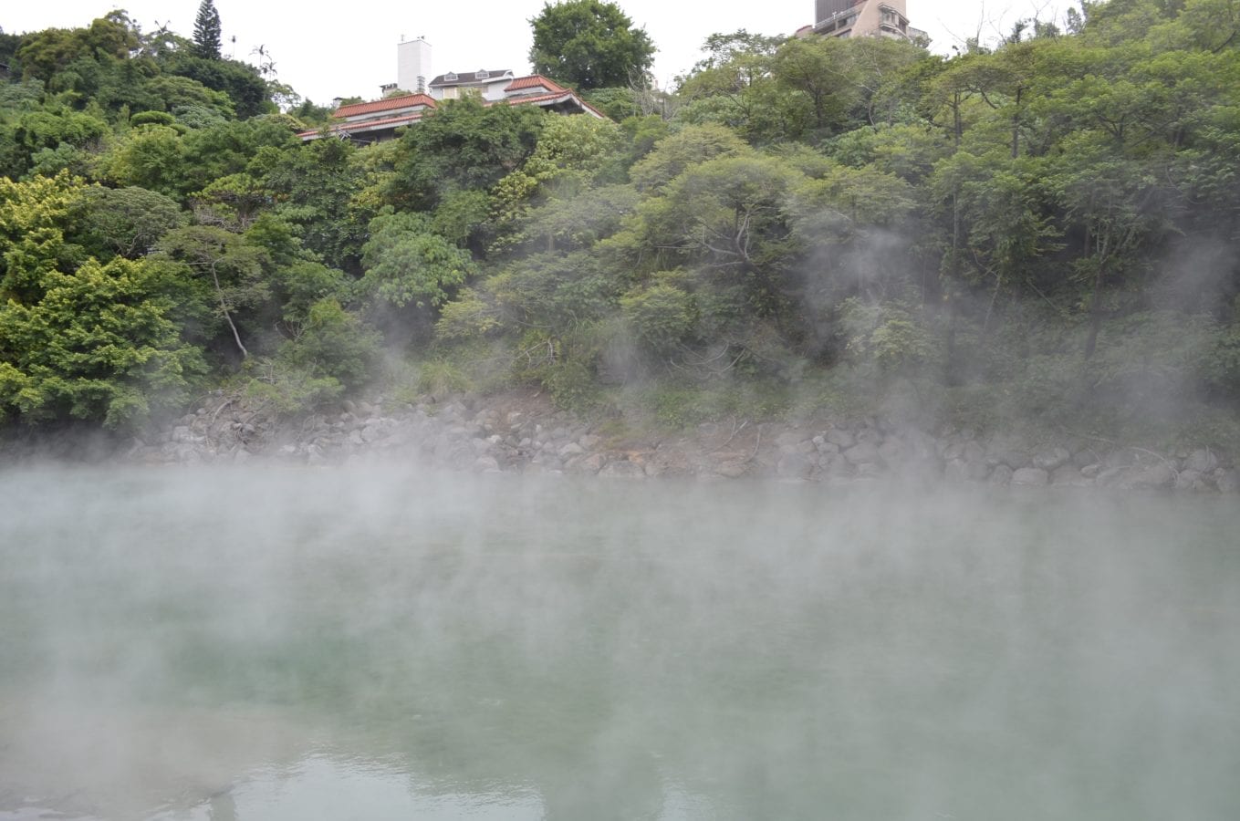 The hot springs in Taipei’s Beitou district