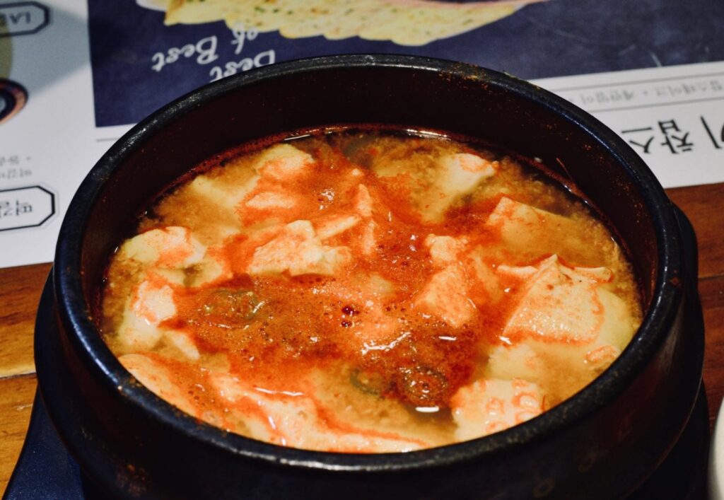 soondubu jjigae soup korean food
