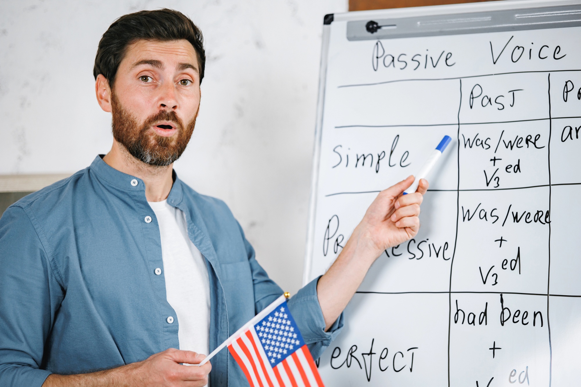 Teacher Teaching English