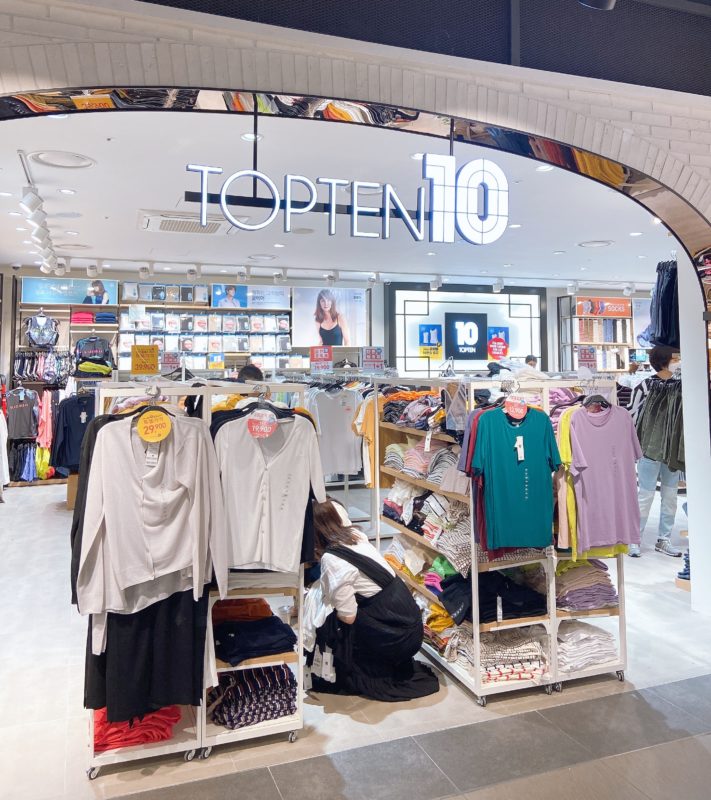 Korean fashion brand TopTen