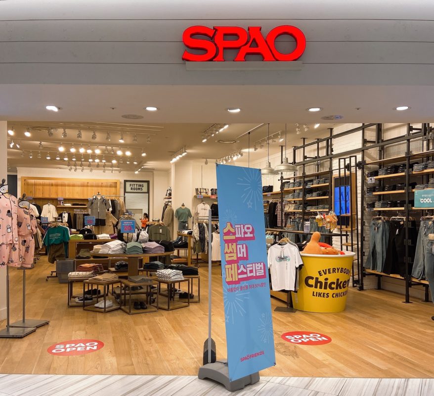 Korean fashion brand Spao