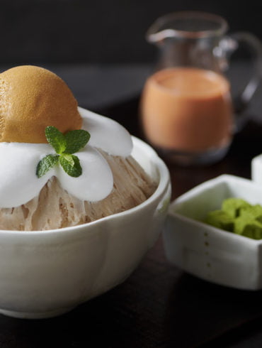 salted caramel bingsu