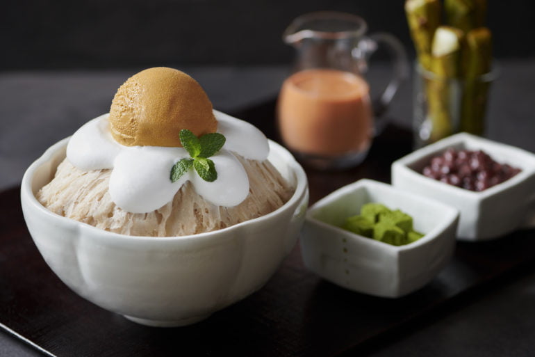 salted caramel bingsu