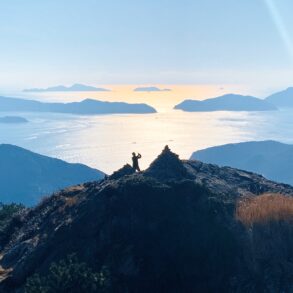 Mireuksan in Tongyeong Korea