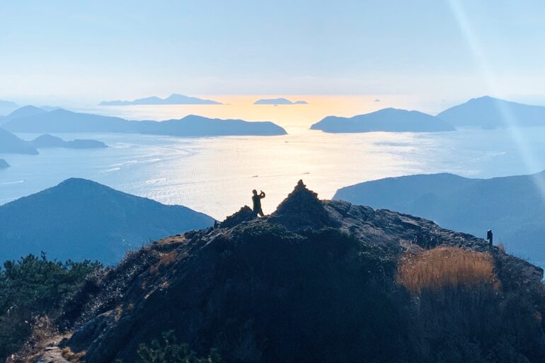 Mireuksan in Tongyeong Korea