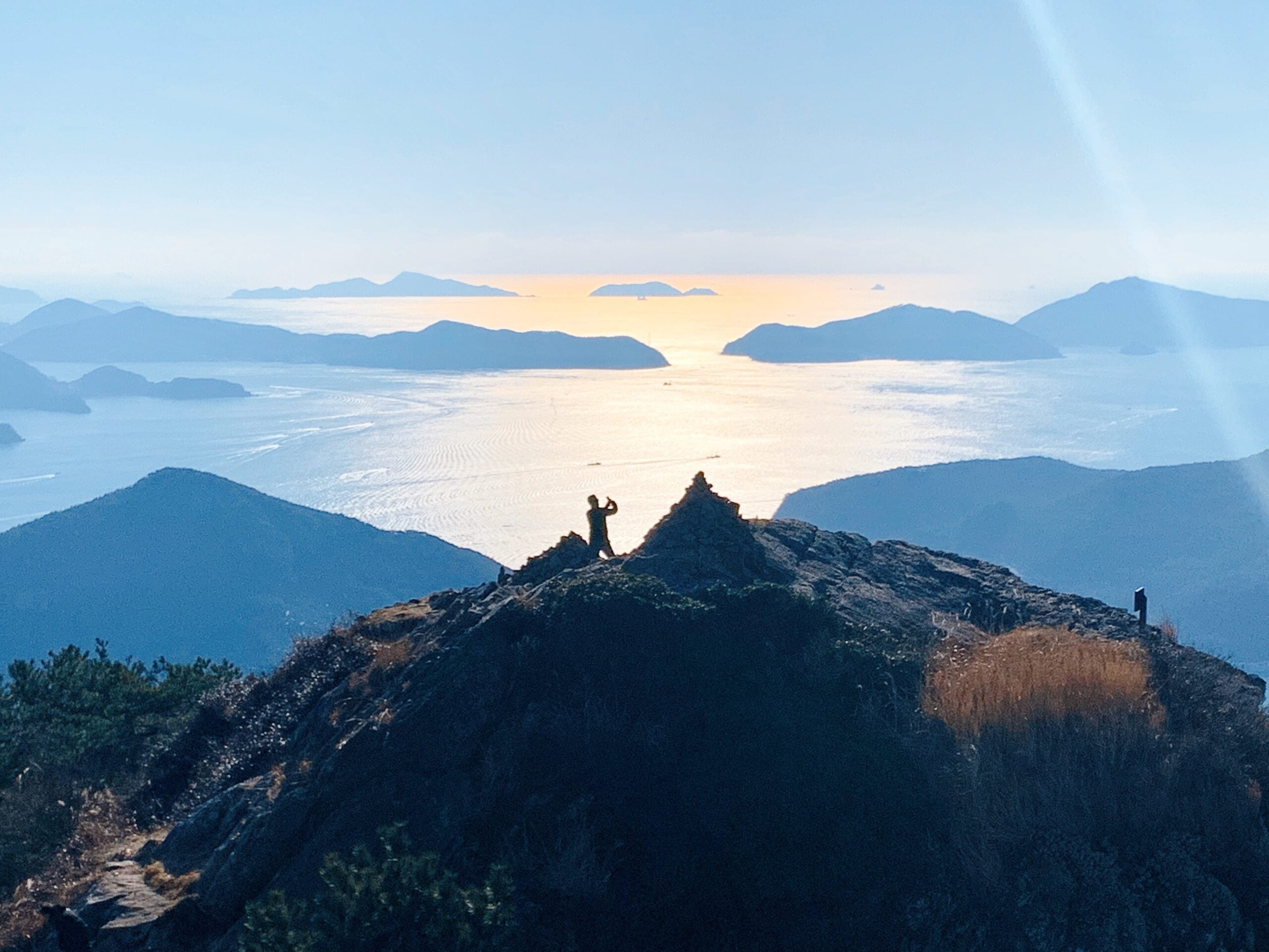 Mireuksan in Tongyeong Korea