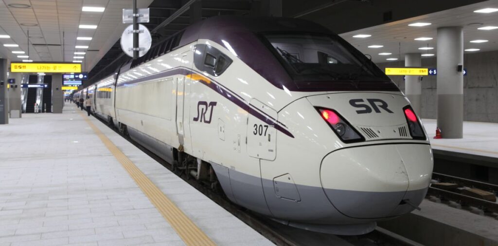 Korean SRT train