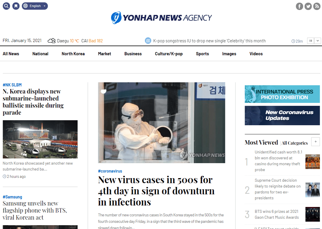 yonhap news