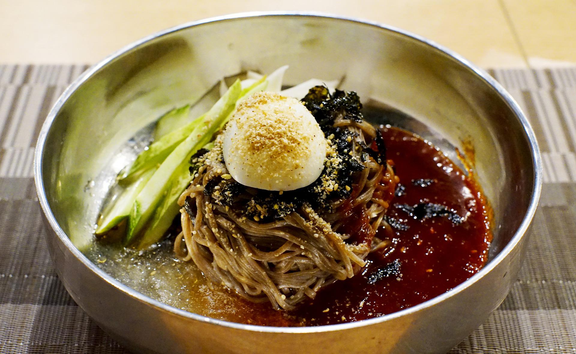 A Great Taste of Korea Makguksu 막국수 Cold Buckwheat Noodles 10