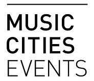 Music Cities Events black and white 2020 logo
