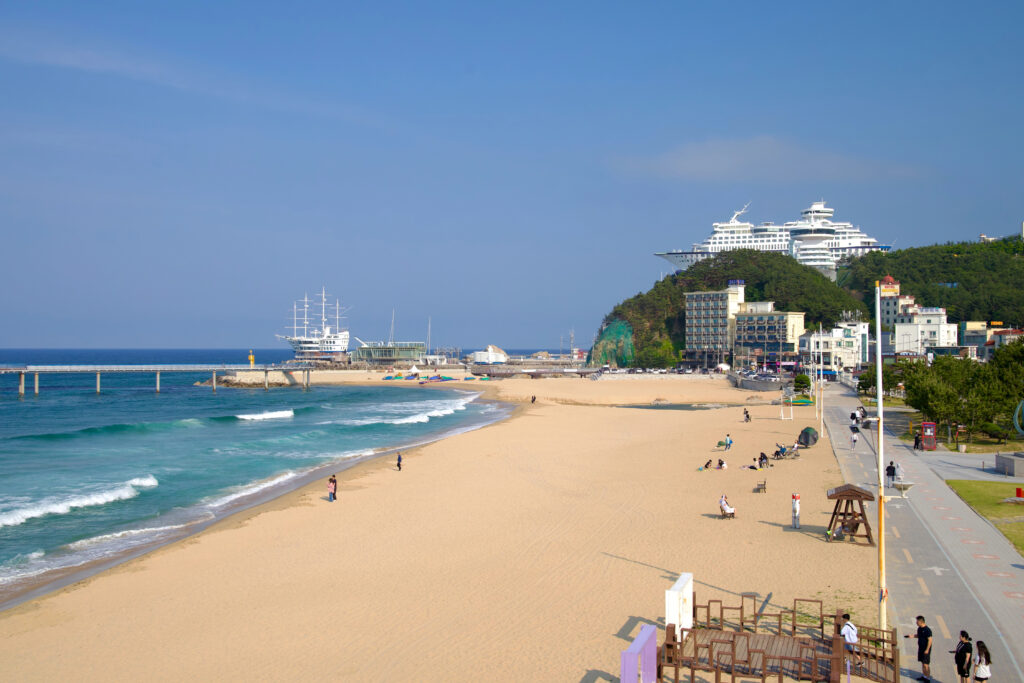 Jeongdongjin Beach Gangneung-si summer beach in kore best 2026 