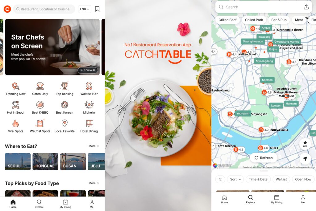 catch table app 